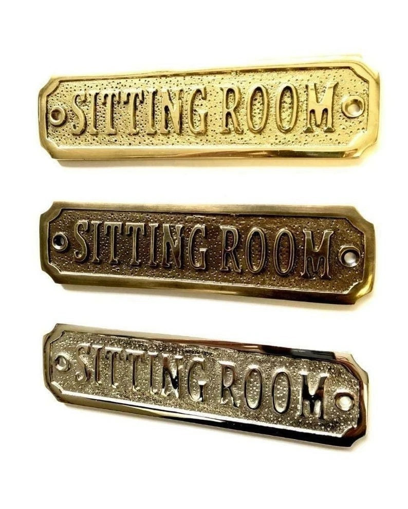 Customized Cast brass custom door signs – Personalized plaques – Outdoor plaques