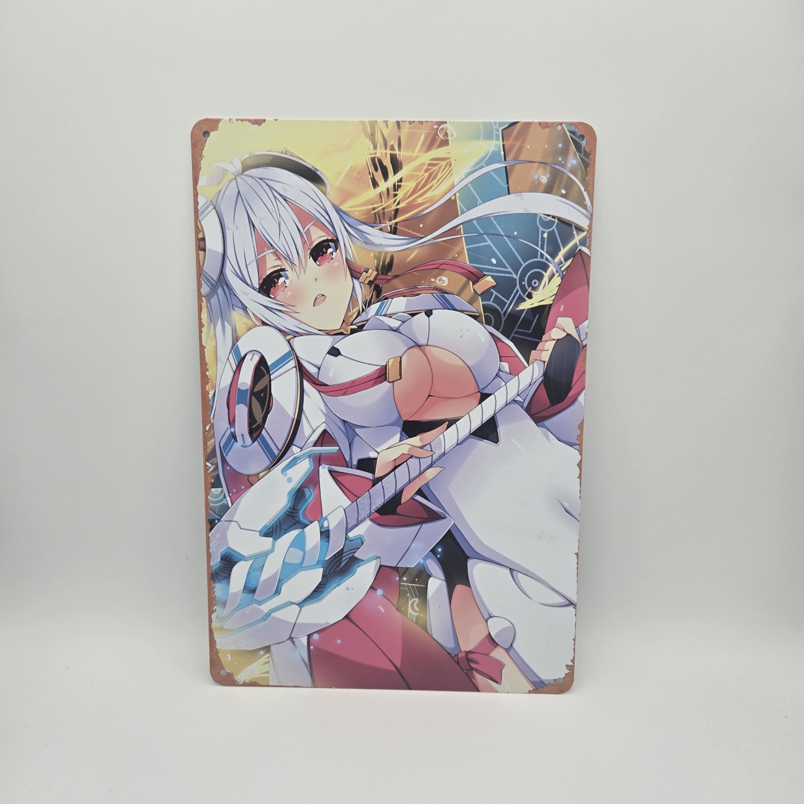 Pinup Anime Girl Metal Tin Sign Wall Posters 8×12