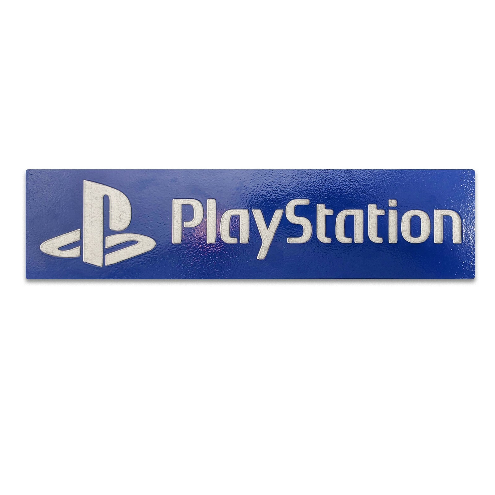 Large Engraved PlayStation Logo Video Game Wall Art Collectable Sign
