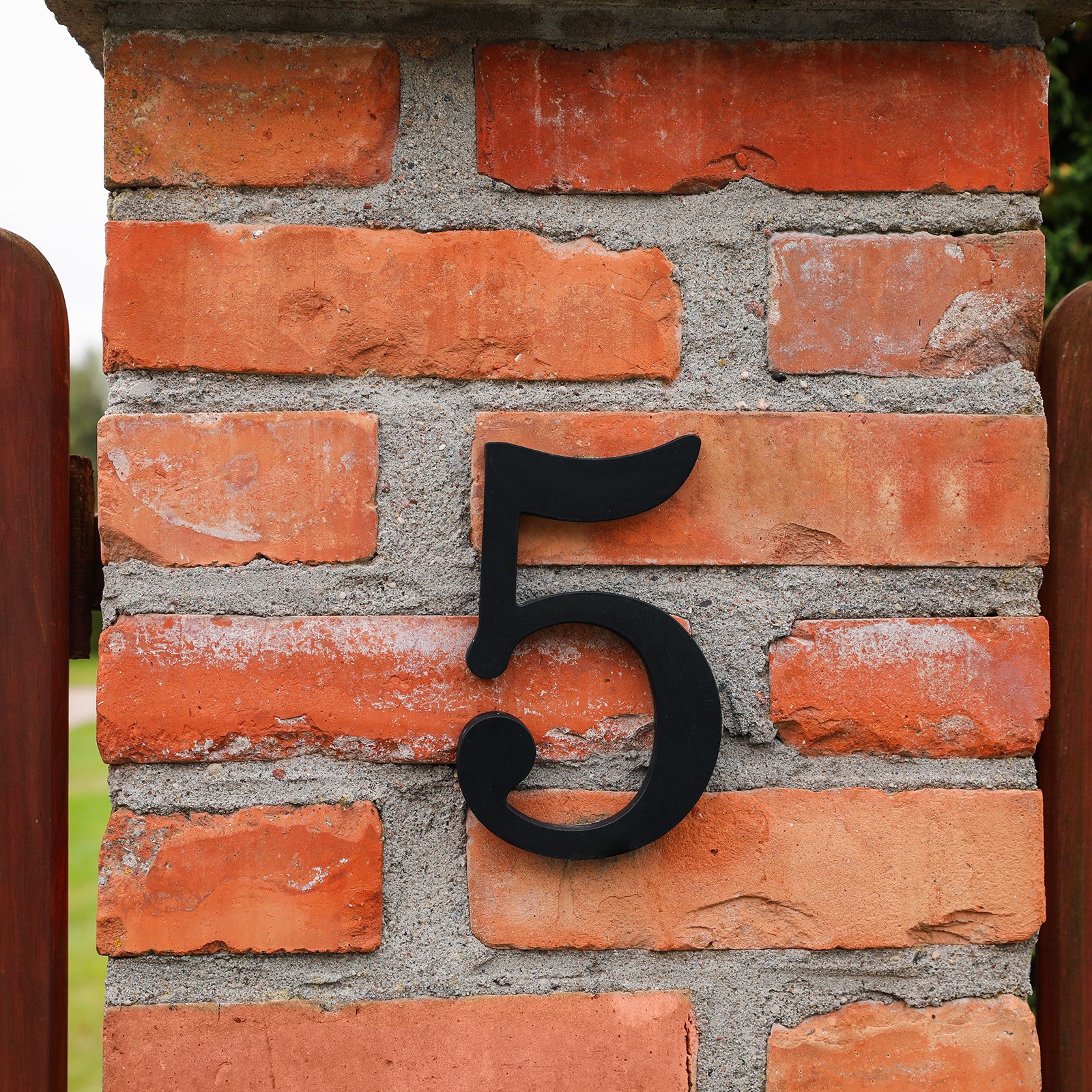 10 Inch House Number, House Address Numbers Sign Large Floating, Black, 7