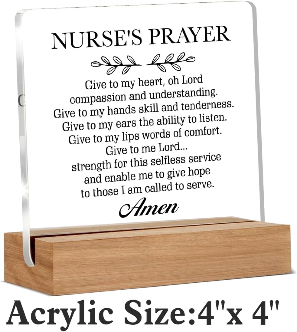 Nurse Gifts, Nursing Graduation Gifts for Women, Nurses Week Prayer
