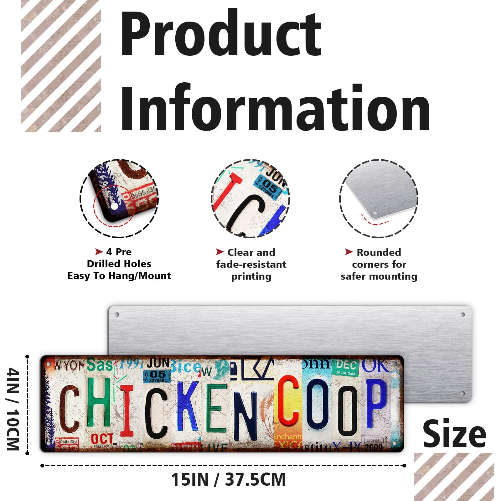Funny Chicken Gifts Coop for Chicken Lovers Rooster Room Decor