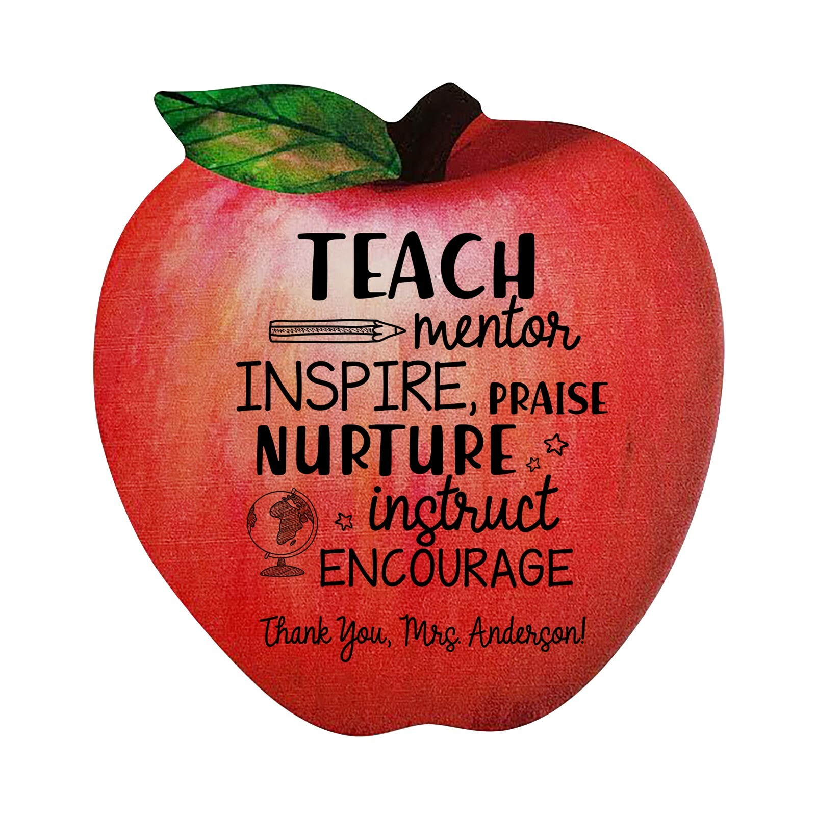 Personalized Inspirational Quote Wall Art Decor Gift Idea for Teachers
