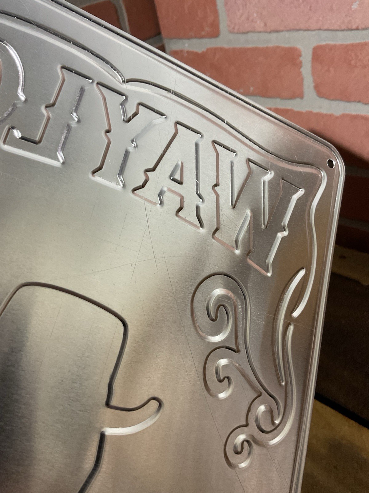 12″X8″ Embossed Vintage Style “Waylon, The Rambling Man” Sign…Ships Free!