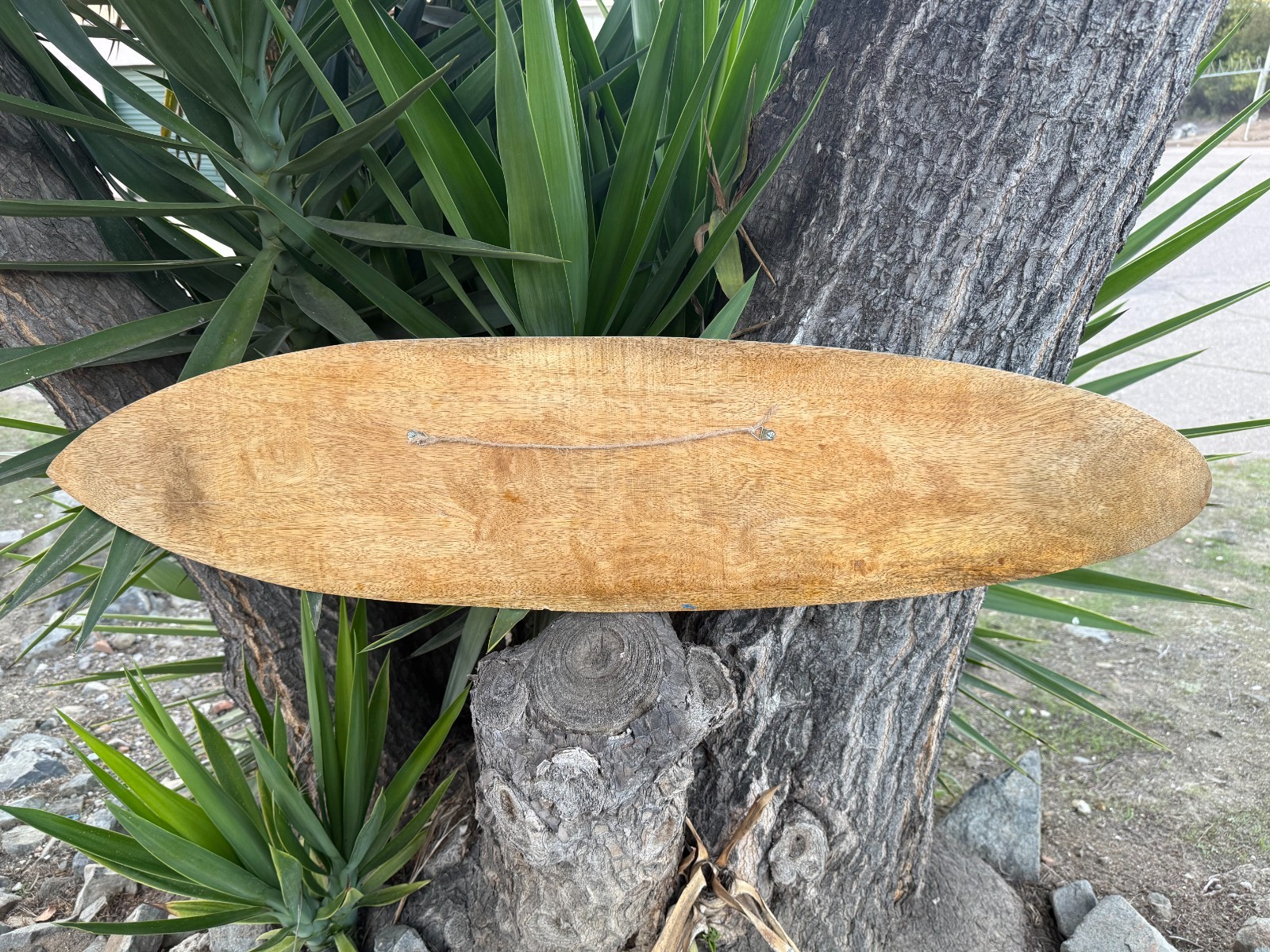 Margaritaville Tropical Parrot Surfboard Wall Plaque Mango Wood 39″x 10″
