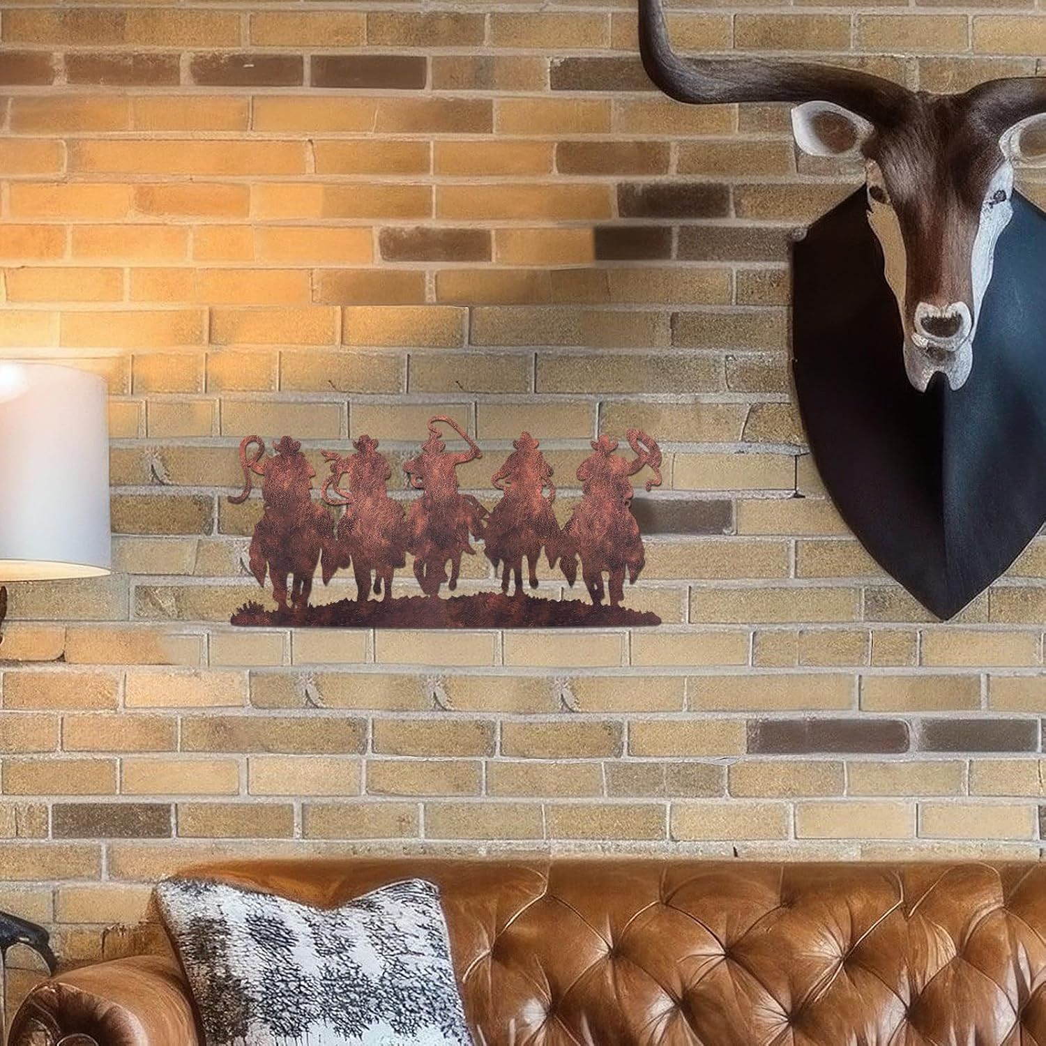 Western Wall Decor Cowboy Silhouette Vintage Metal Wall Decor Silhouette Room Ha