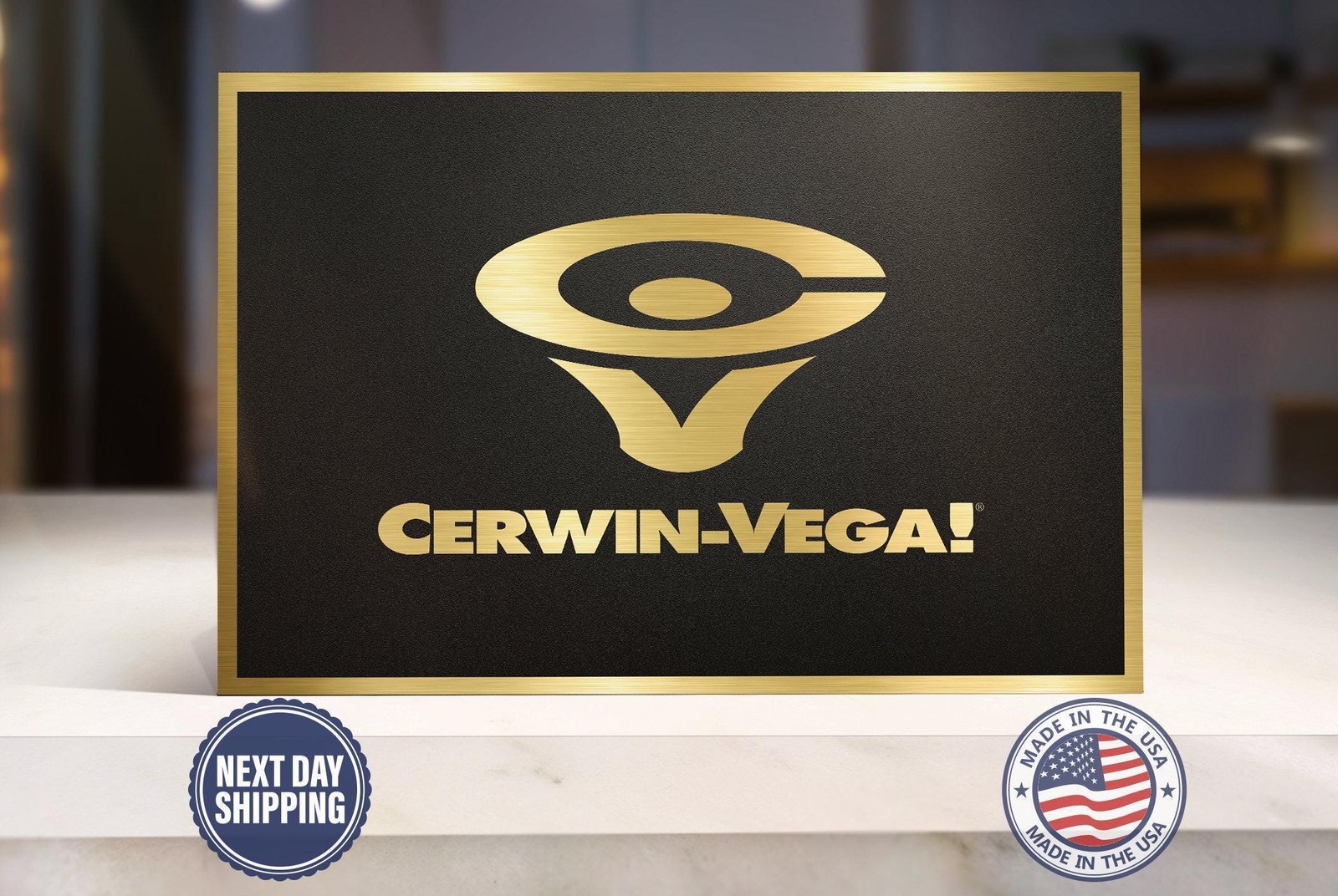 Cerwin vega home audio sign