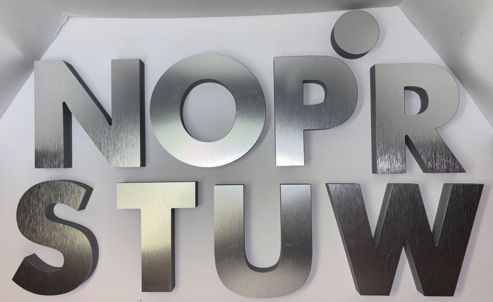 Reclaimed Dept Store Display Letters Metal on Wood YOU CHOOSE 6” Tall x 1” Thick