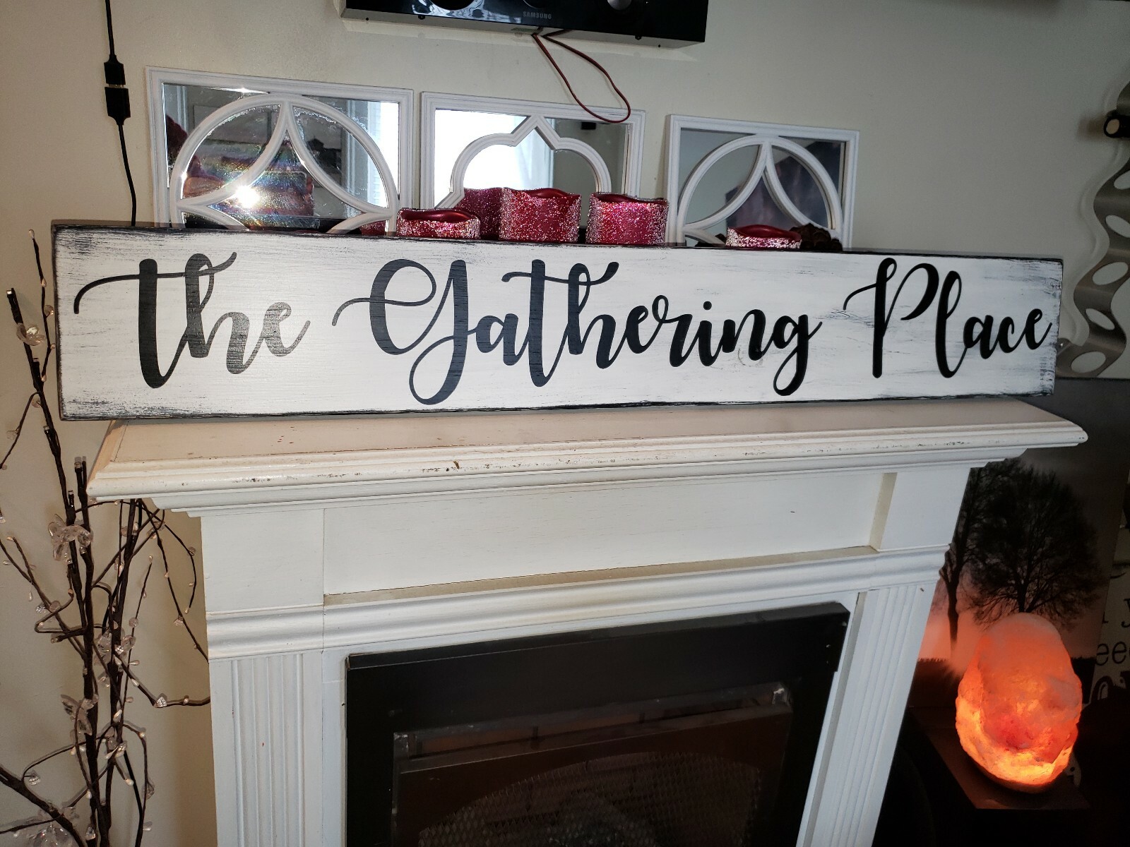 Sweet Dreams Sign Bedroom Sign Horizontal Wood Farmhouse Wall Hanging Sign