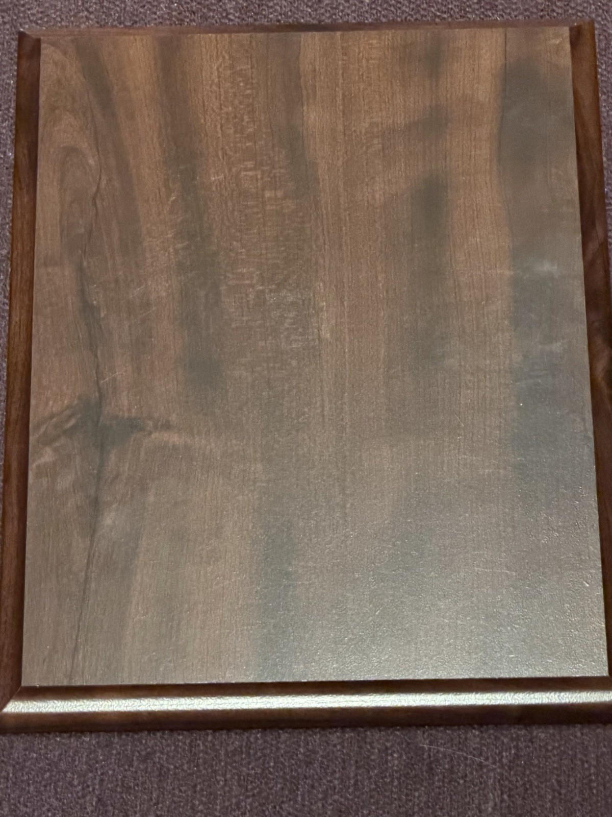 9 x 12 Inch Cherry Color Blank Award Plaque, Beveled Edge, DIY, Trophy, Gift
