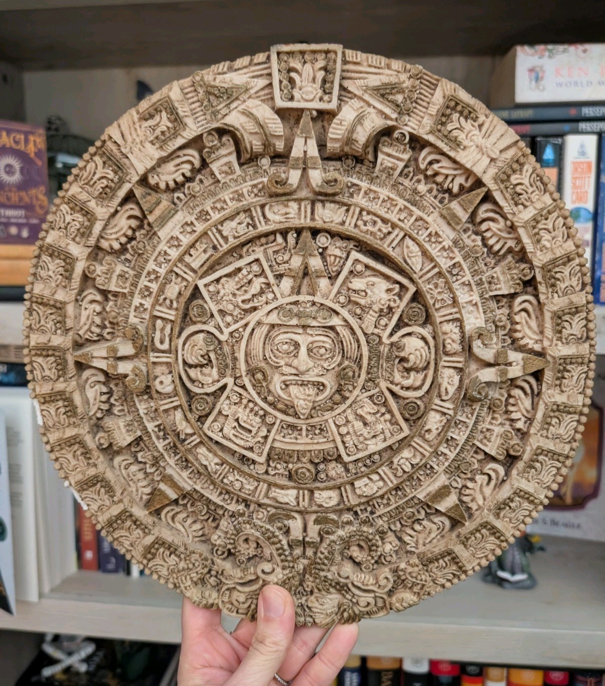 Aztec Sun Calendar Sun Stone Wall Art Hanging Plaque