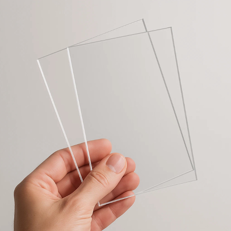 Clear PMMA Glass Plate Plastic Cut Sheet Panel Thick 1/1.5/2/2.5/3/4/5/6/8/10mm