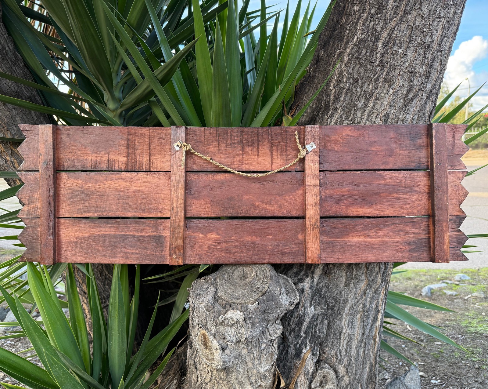 “Show Us Your Tikis” Large Wooden Sign Tiki Bar 39″x 10″