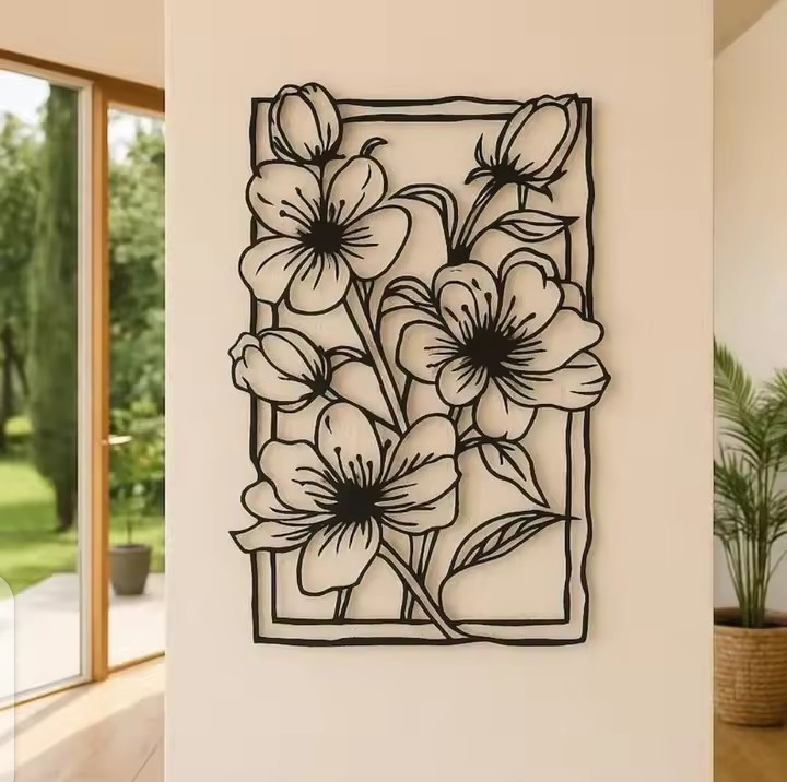 Home Decoration Metal Wall Art Decor Items Accessories for Living Room Any Room