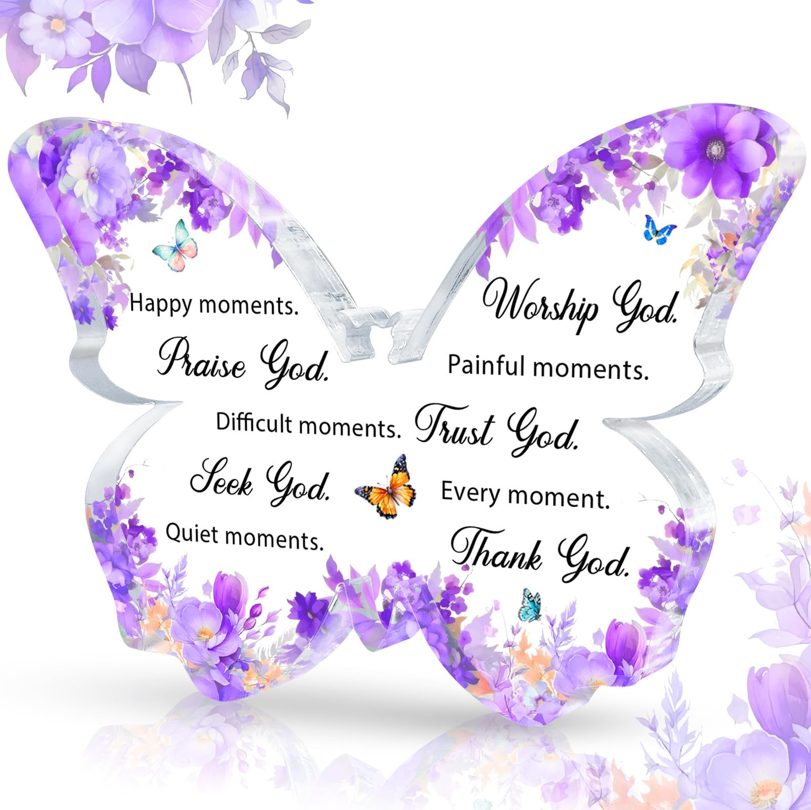 Butterfly Christian Gifts for Women Inspirational Religious Gift for Her Spir…