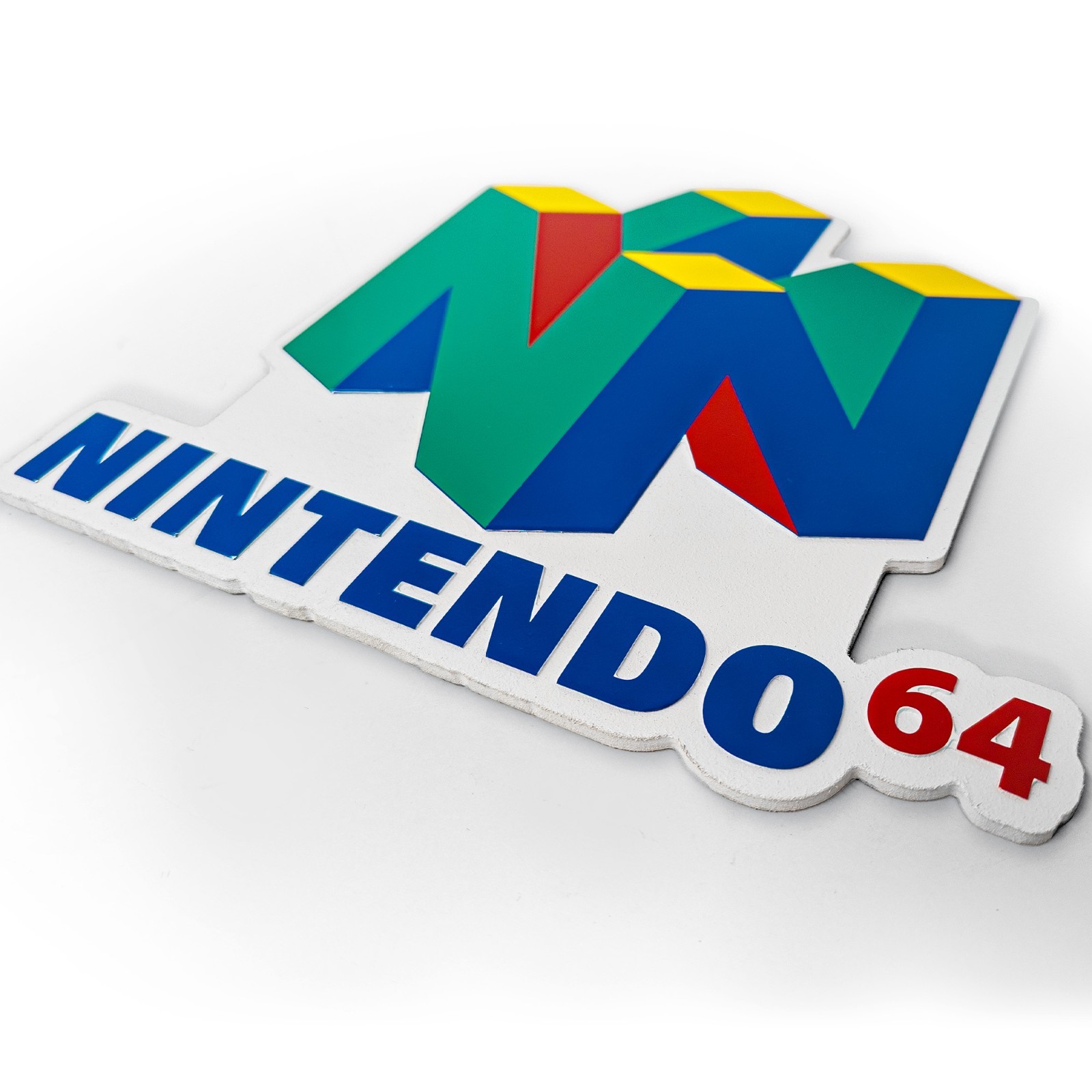 Large Engraved Nintendo N64 Logo Video Game Wall Art Collectable Sign