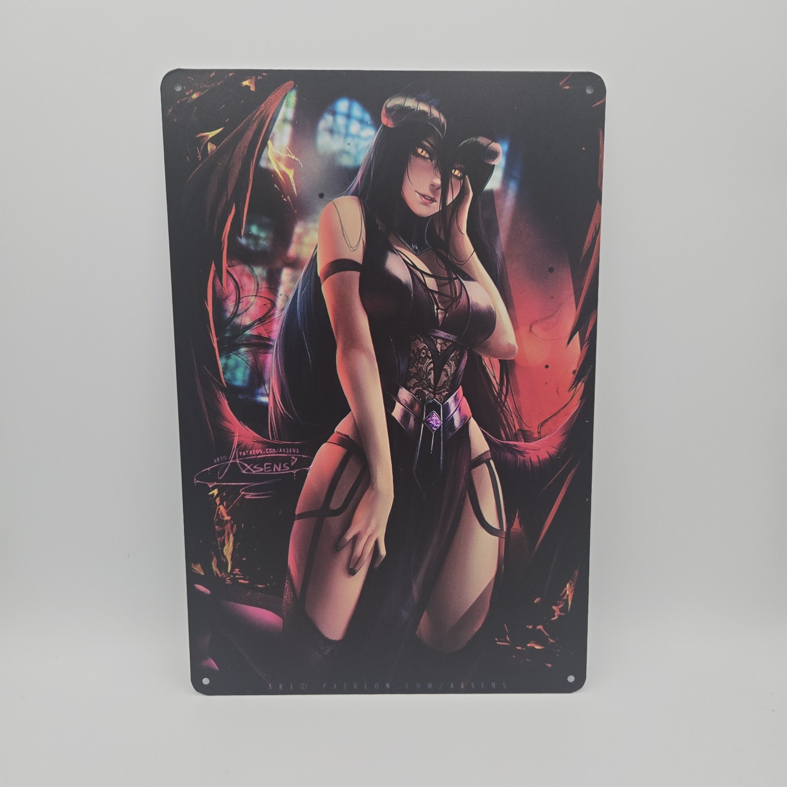 Pinup Anime Girl Metal Tin Sign Wall Posters 8×12