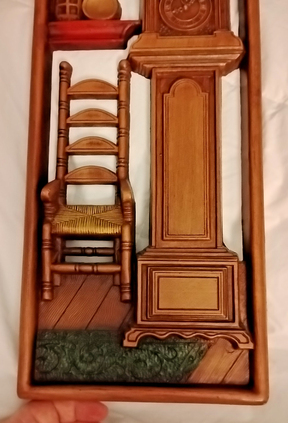 Vintage Multi Products 3D Colonial Theme Wall Plaque Hanging