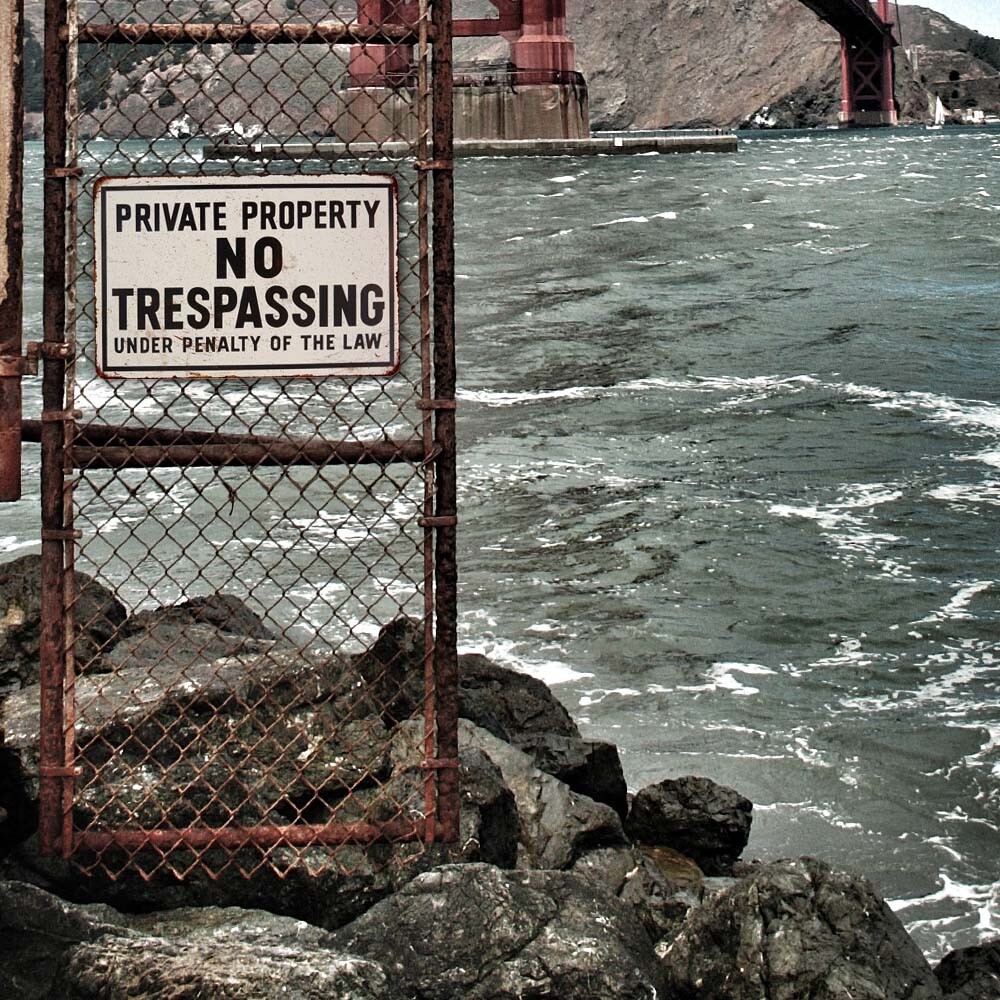 No Trespassing Sign Private Property Vintage Retro Sign Keep Out 108120067079