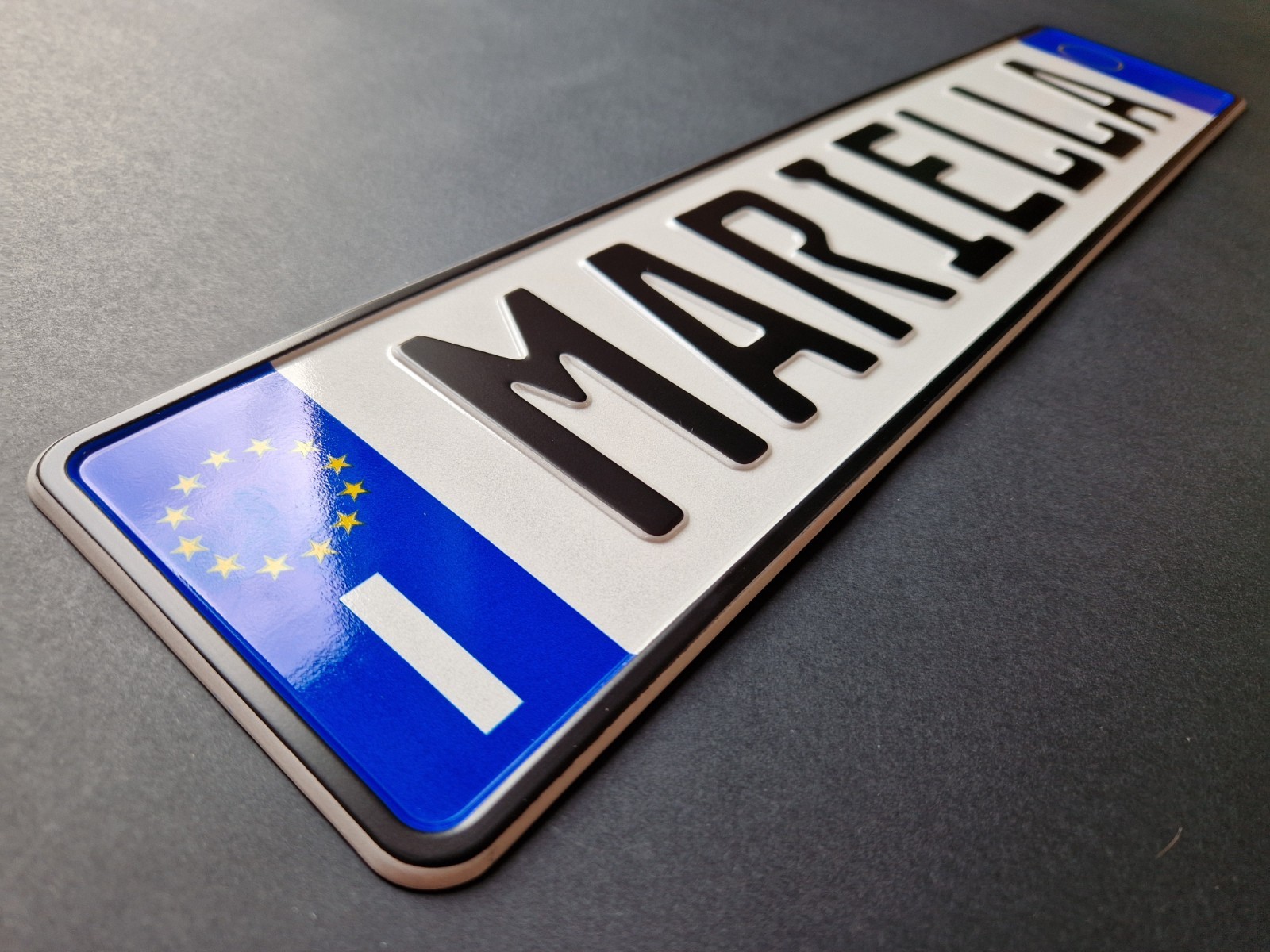 1 Italian Style Personalized Garage Gift Name Plate Made in Germany