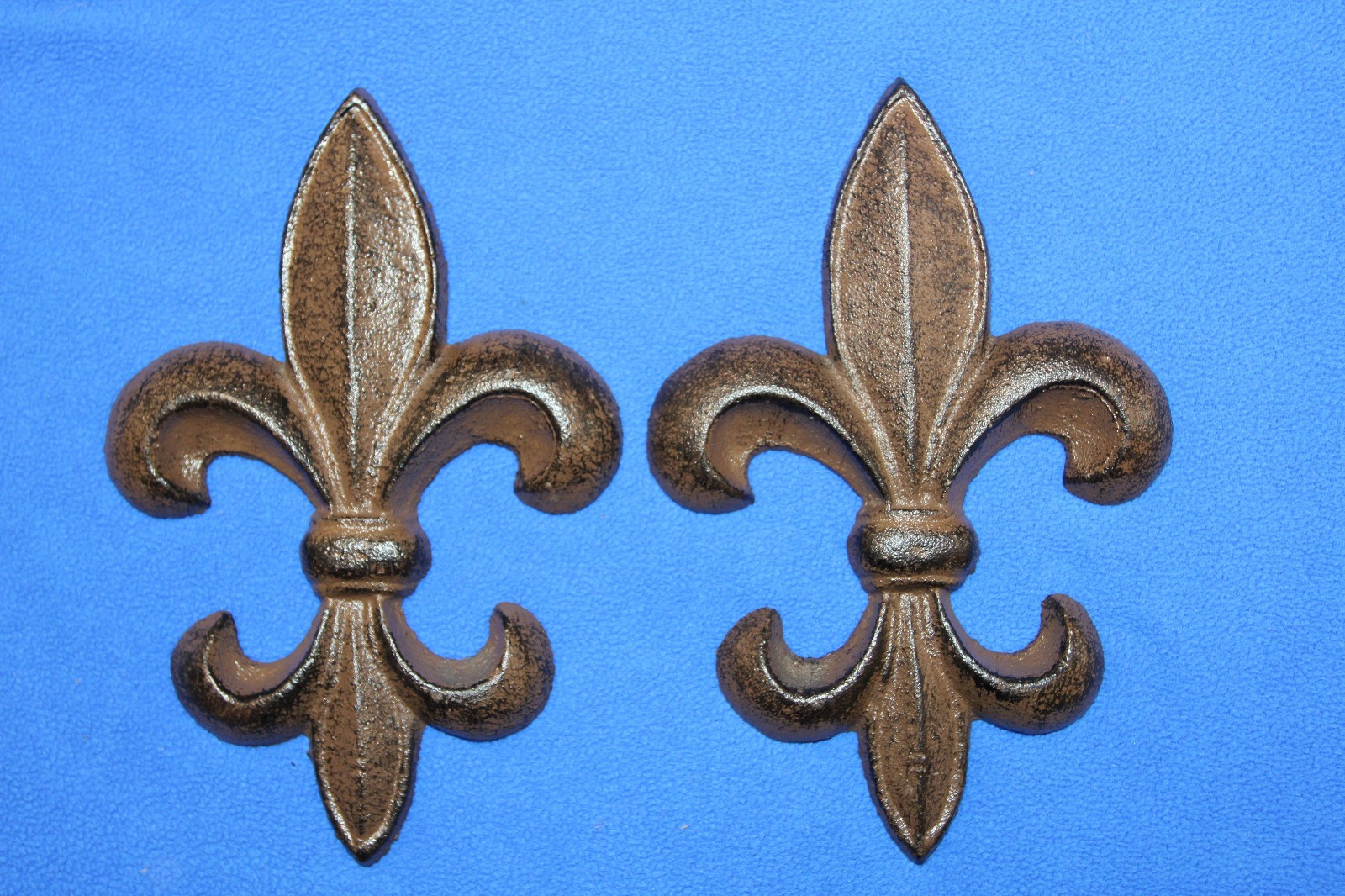 2-FLUER DE LIS Medium Wall Plaques,New Orleans Style Wall Decor,Gifts,F-6