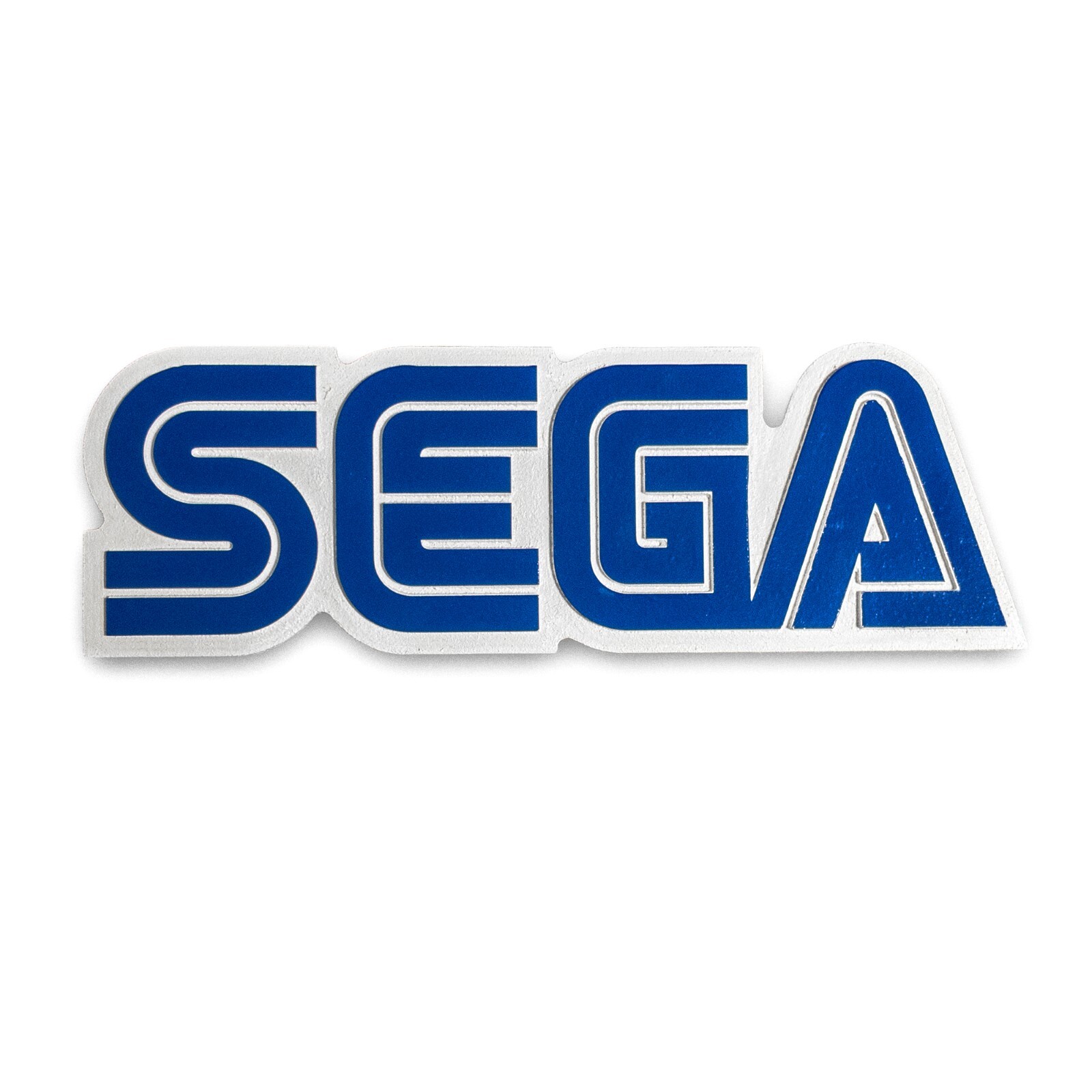 Large Engraved SEGA Logo Video Game Wall Art Collectable Sign