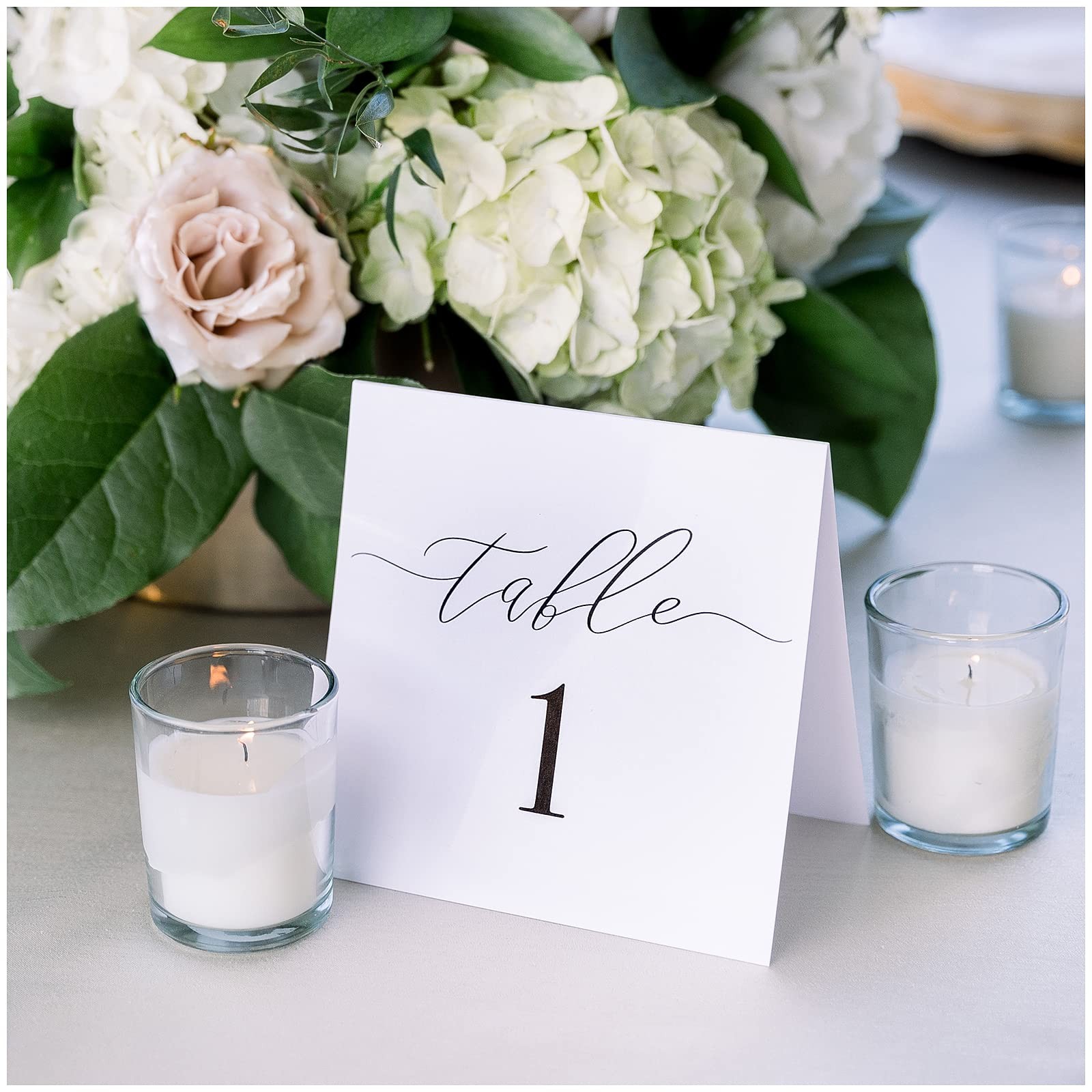 Wedding Table Numbers Minimalist Black White 120 Freestanding Parties Event