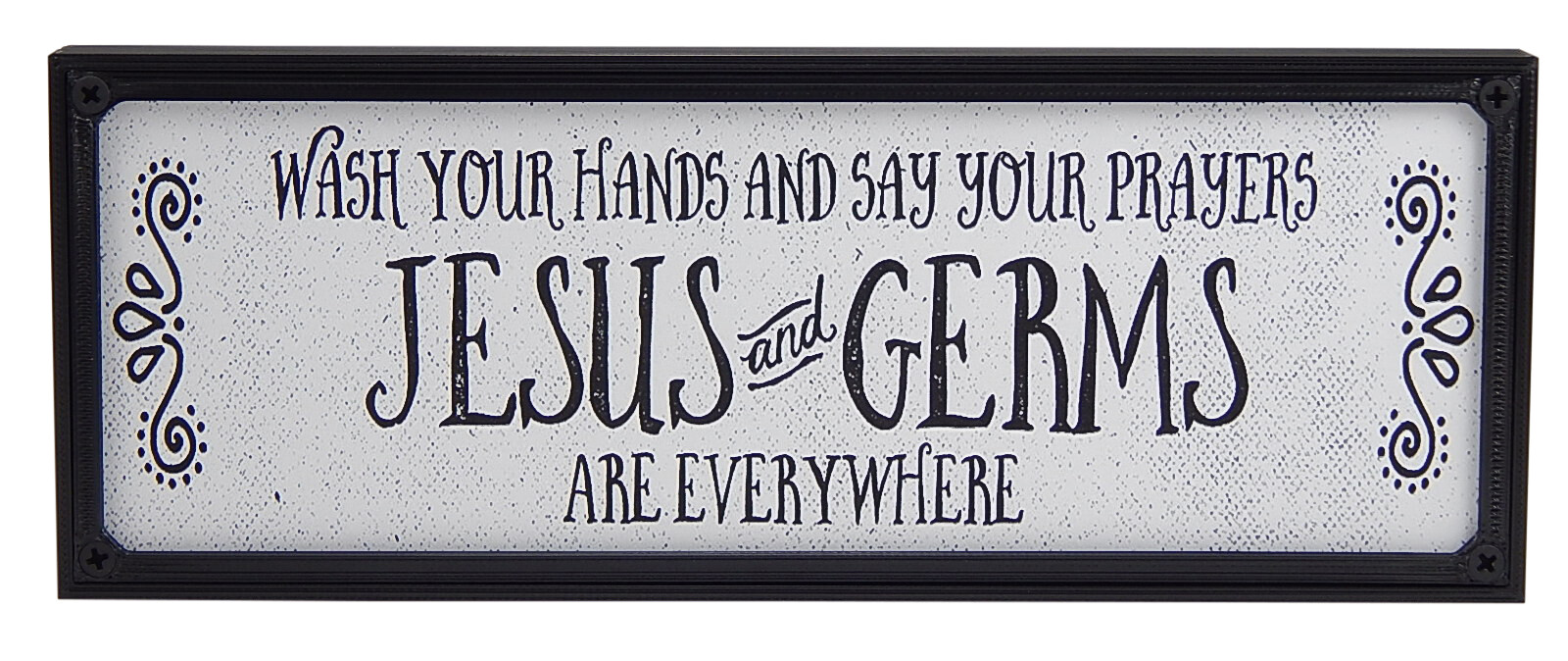 Funny & Cute Farmhouse Bathroom Toilet Sign Shelf Sitter Rustic Wall Home Decor