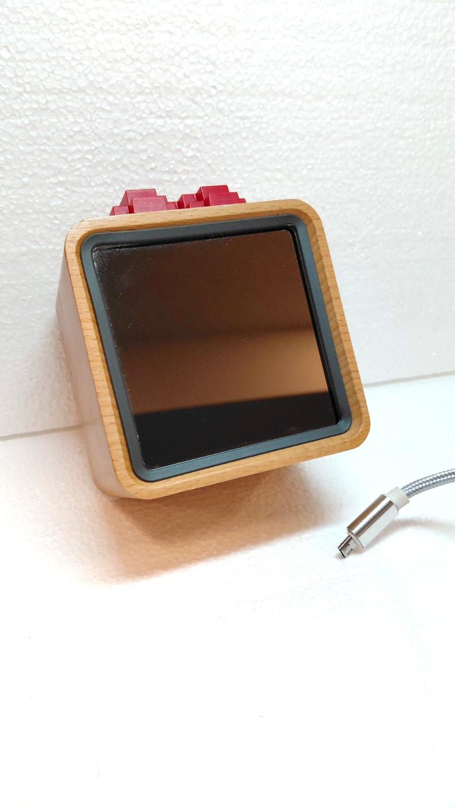Wood Lovebox Heart Messenger Box “Digital Love Messenger”