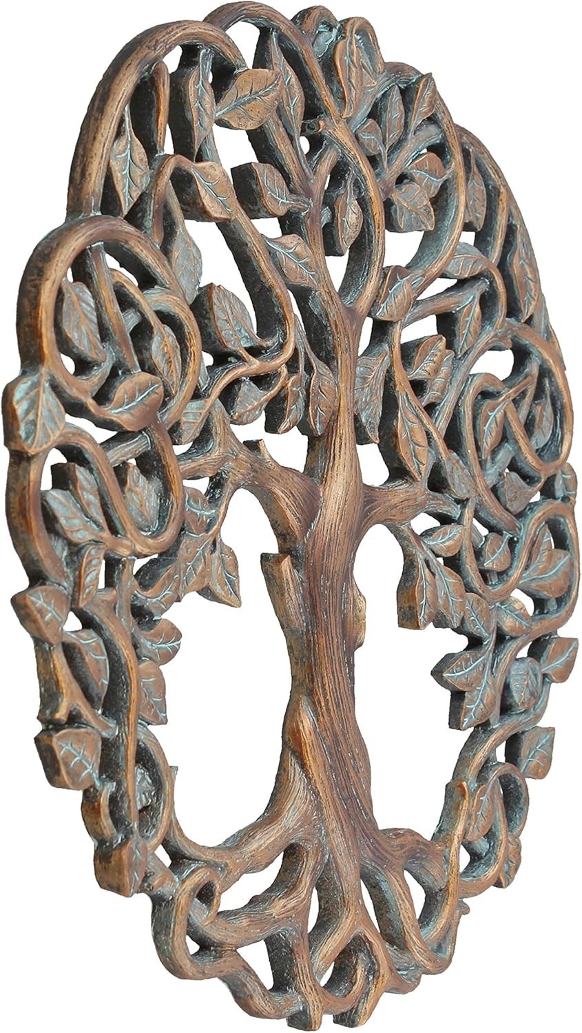 Unique Tree of Life Decorative Wall Hanging – 11 5/8″ Copper Art for Gifting